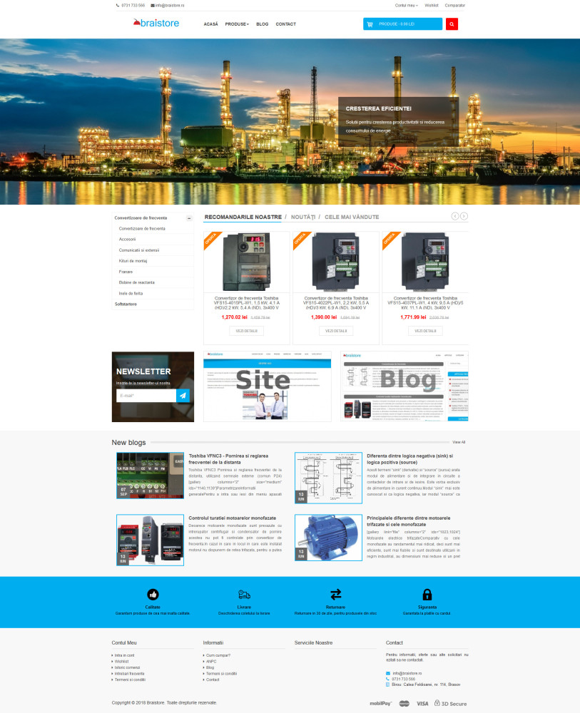 Screenshot_2018-09-10 Convertizoare de frecventa Softstartere , kituri de montaj, Franare, bobine de reactanta, inele de fe[...]